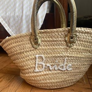 Bride beach bag